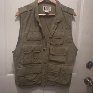 Trail Designs Olive Green Utility Vest Size Small (fishing)